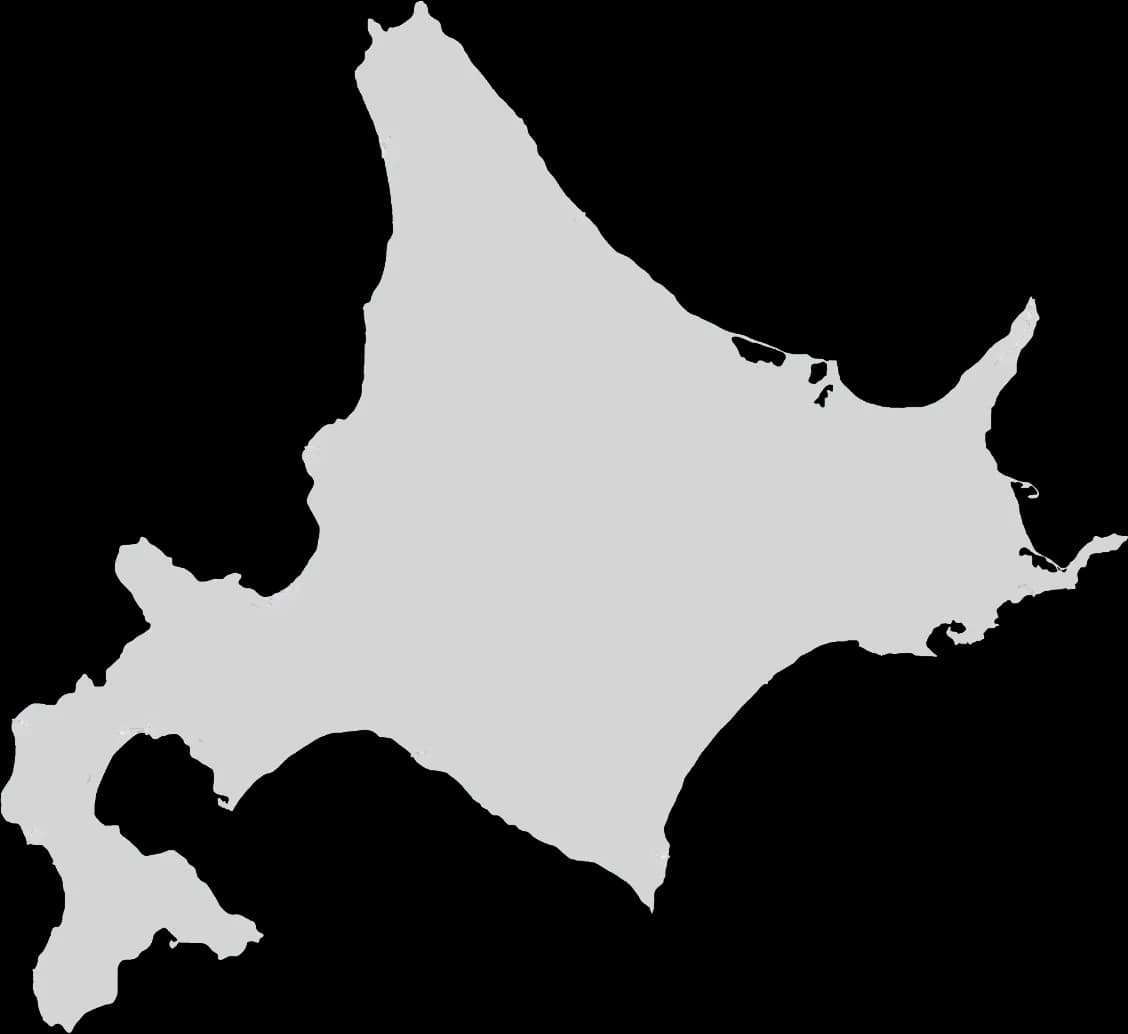 北海道の形を表した図